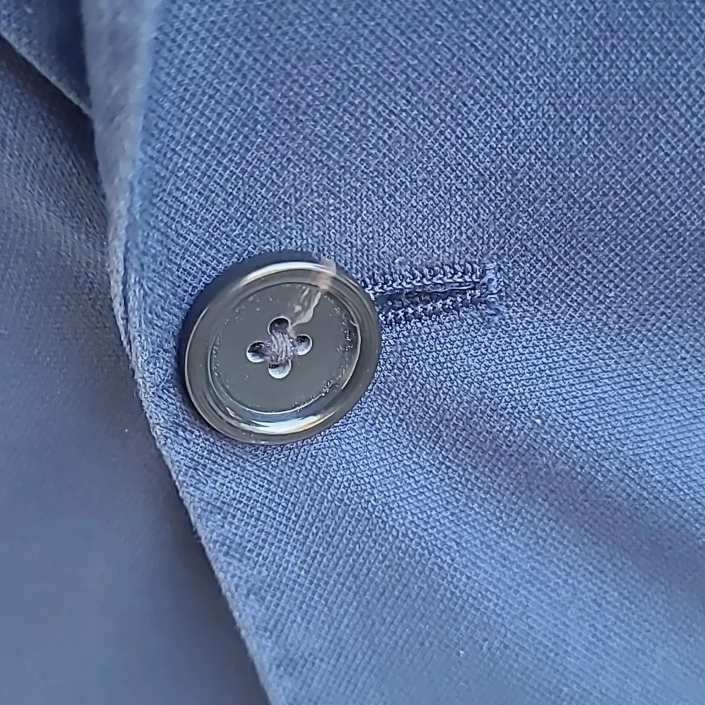 J CREW Ludlow Dark Blue Carpini‎ Cloth Cotton Sz 36 R Mens Sport Coat Blazer